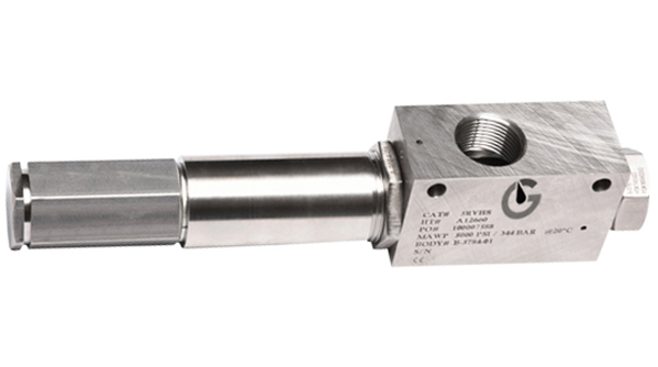 relief valve 10 000 30 000 psi M